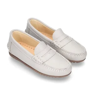 Driving Loafer Style Winter Spring Children Shoes Soft Padded Insole Kids Moccasin Leather Slip on Arch Support Breathable