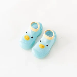 Duck Face Baby Sock Shoes 3D Beak Embroidery Non Slip Flexible Sole Boys Girls Infant Toddler Pre Walker Cotton Knit 0 24 Months
