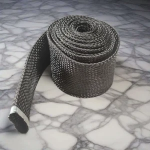 Durable Carbon Fiber Barrel Sleeve 700mm .22 Braided Biaxial Carbon Fiber Sleeve