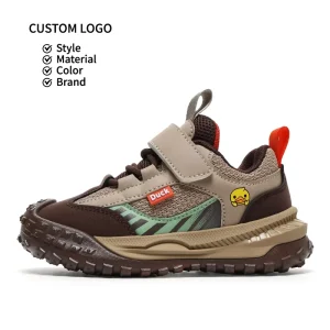 Durable Children’s Waterproof Sports Shoes Non Slip Sole Easy Clean Design for All Weather Outdoor Play Rainy Day Adventures