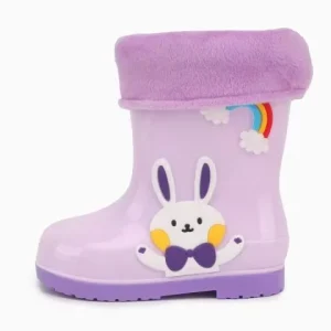 Durable Custom Printed PVC Waterproof Boys Girls Baby Children Custom Logo Gumboots Kids Rain Boots Toddler Boots