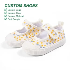 EDUBA Children’s Anti Slip Slip On Walking Shoes with EVA Midsole Stretch Fabric Upper & Cotton Lining for Boys Girls-All Season