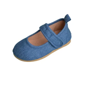EDUBA Girls Flat Shoes Children Daily Footwear Hook & Loop Kids Princess Shoes Baby Product EW9S06 07