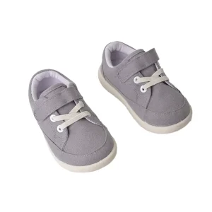 EDUBA Kids Solid Color Canvas Shoes Hook & Loop Easy to Slip on and Off Comfort Outdoor Sport Shoes Baby Product
