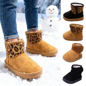 EDUBA Kids Winter Boots & Snow Boots Warm Comfort Anti Slip Durable Sole Multi Color & Styles Unisex