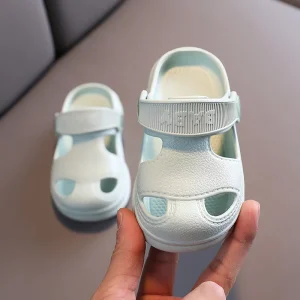 EVA Children’s Cartoon Slippers Summer Hole Shoes Infant & Children’s Unisex Non slip Durable Soft soled Beach Sandals