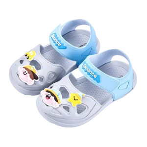 EVA Children’s Slippers Cute Cartoon Boys and Girls’ Toddler Bean Shoes Medium and Large Kids’ Parent-Child Summer Sandals