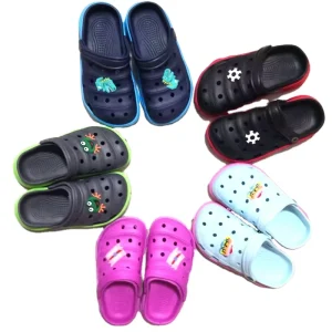 EVA Colorful Garden Clogs and Mules Shoes for Kids Anti Slip Breathable Slippers for Kids