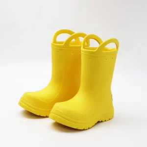 EVA Foam Custom Factory Direct Reliable Reflective Strips OEM ODM Design Bulk Orders Kids Rain Boots With Handles
