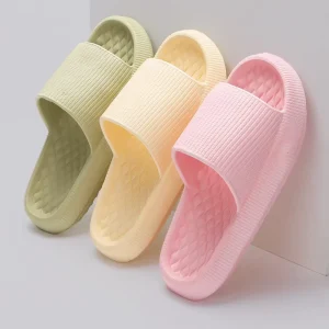 EVA Home Platform Slides Slippers Outdoor Slides Footwear Women Anti slip Sandals Custom Slippers 3d Pattern and Logo