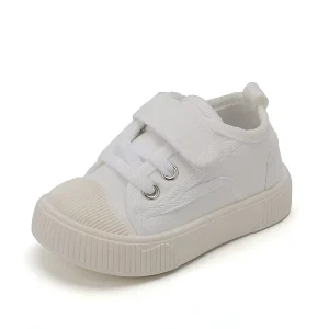 Early Autumn Multicolor Rainbow Canvas Shoes for Kids Korean Style Campus Sneakers Children Canvas Shoes