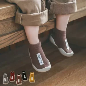 Early Walking Lessons Baby Toddler Soft Socks Non Slip Spring and Autumn Ventilate Baby Sock Shoe