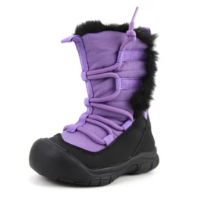 Easy Wear Snow Boots Anti-slip Outdoor Winter Shoes for Girl and Boy