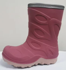 Eco-friendly Light Soft Europe Kids Waterproof Warm Snow Boot Winter PU Boot for Children