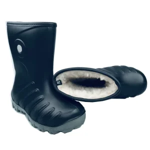 Eco-friendly Light Soft Europe Kids Waterproof Warm Snow Boot Winter PU Boot for Children