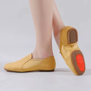Elasta Bootie Leather and Elastic Split Sole Jazz Shoe
