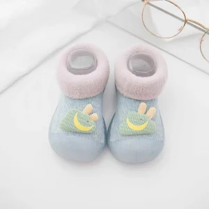 Elastic Knitted Baby Sneakers Breathable Anti Slip Infant Outdoor Shoes