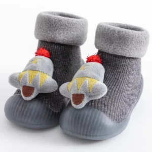 Elastic TPE Sole Kids Shoes Waterproof Breathable Boys & Girls Casual Shoes
