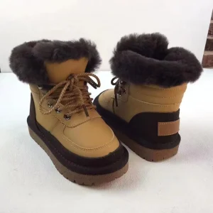 Elegant Classic Soft Warm Winter Ankle Boots Shoes for Kids Boys Girls