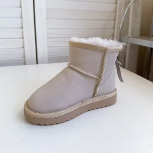 Elegant Classic Soft Warm Winter Ankle Boots Shoes for Kids Boys Girls