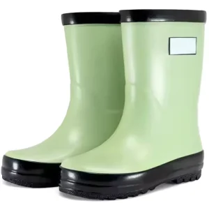 Excellent Quality Children Chicken Cute Giraffe Print Kids Cow Printed Rubber Rain Boots