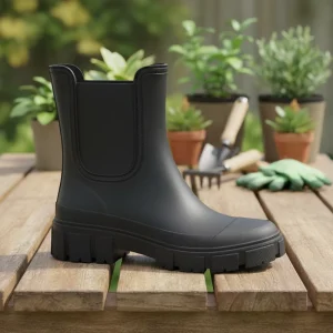 FSZ 24 Women’s Suitable PVC Rain Boots with Fashion Design Rain Shoes