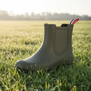 FSZ 27 Women’s Waterproof Anti slip Fashionable Design Rain Boots Comfortable Solid Color Rain Boots