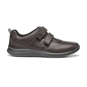 Factory Brown Leather Double Strap Uniform Casual Kid Boy Shoes Back to School Shoes