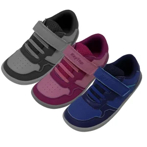 Factory Children Sneakers Trendy Hook and Loop Quick Wear Free Toes Healthy Development Boys Girls Barefoot Shoes