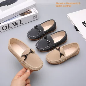 Factory Classic Outdoor Children Boy School Party Shoes Breathable Microfiber Toddler Moccasin Loafers Summer Spring