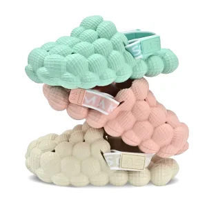 Factory Custom Baby Kids Garden Clogs Bubble Slides Slippers Summer EVA Clogs Children’s Kids Slide Sandals with Heel Strap