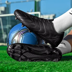 Factory Custom Football Cleats Long Studs Unisex Adult Kids Training Soccer Shoes
