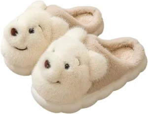 Factory Custom High Quality Funny Plush Slipper Indoor Winter Plush Shoes for Kids