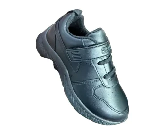 Factory Custom New Style Black Casual Shoes Kids Boys School Shoes Student Sneakers Girls Children School Shoes