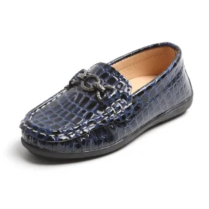 Factory Custom Youth Leather Loafers Mesh Strap Boots Boys Kids Shoe Girls Children Casual Shoes PU Low for Kid