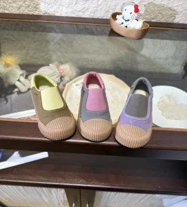 Factory Customized Children’s Color Canvas Shoes Vulcanized Shoes Rubber Sole Non slip