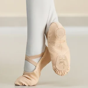 Factory Customized Women Elastic Soft Ballet Shoes Basic Canvas Ballet Shoes For Dance Training