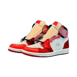 Factory Direct Boys Basketball Shoes Thick Sole High Arch Correction Support Non Slip Breathable Sneakers