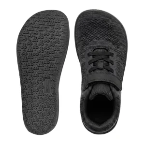 Factory Direct Custom Barefoot School Shoes Minimalist Black Knitted Kids Sneakers Zero Drop Wide Toe Box ODM Bulk Order
