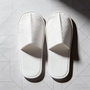 Factory Direct Disposable Non Woven Hotel Slippers Anti Slip EVA Sole Custom Logo for Hospitality Industry Bulk Order
