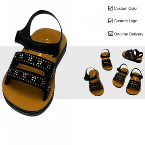 Factory Direct Kids Sparkle Sandals Soft Sole Anti Slip MOQ 1800