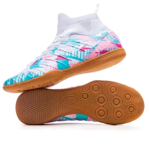 Factory Direct Multi Surface Soccer Shoes Unisex Youth and Adult Training Shoes All Season Play Flat Sole Futsal Shoes