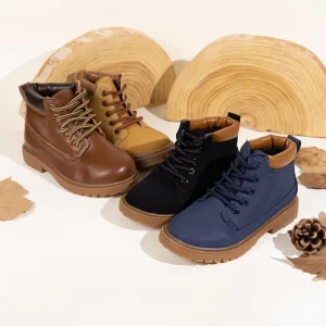 Factory Direct Outdoor Cowboy Kids High top Boots Rubber Sole Non slip Fabric Kids Boots