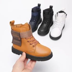 Factory Direct Sale Durable Comfortable Boys Snow Boots Hard-wearing Anti-slip Roman Boot Style Lightweight Breathable