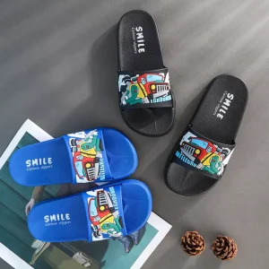 Factory Direct Sales Cute Cartoon Children’s Slippers Indoor Non slip Fashion Boys and Girls Summer Slippers