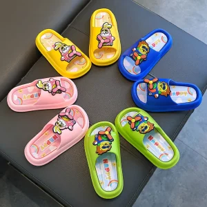 Factory Direct Sales Cute Cartoon Children’s Slippers Indoor Non slip Fashion Boys and Girls Summer Slippers