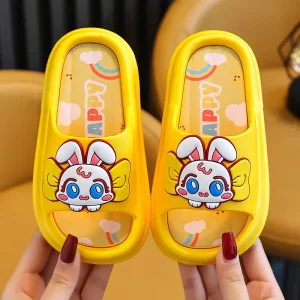 Factory Direct Sales Cute Cartoon Children’s Slippers Indoor Non slip Fashion Boys and Girls Word Summer Slippers