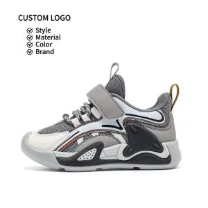 Factory Direct Sales Fashion Trend New Light Soft Soles Waterproof Comfortable Children’s Casual Shoes
