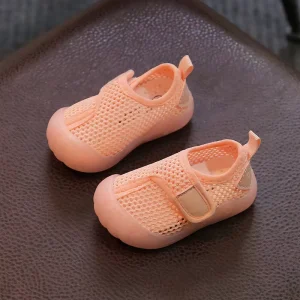Factory Direct Sales Toddler Shoes Breathable Mesh Sneakers Soft Soles for Toddlers and Babies