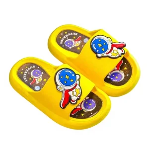 Factory Direct Summer Winter Kids Sandals Astronaut Decoration Anti slip Breathable Hotel Slippers